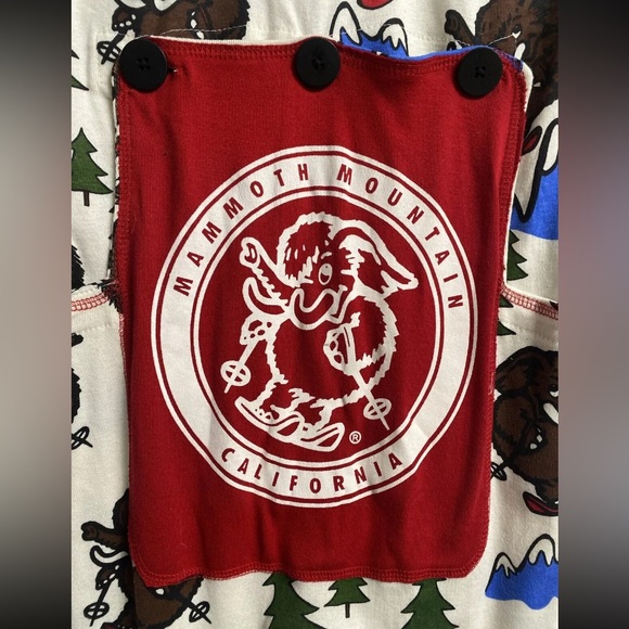 LAZY ONE Women Mammoth Mountain Long John XXS Sleepwear Pajama Flap Butt Cotton - Picture 6 of 7